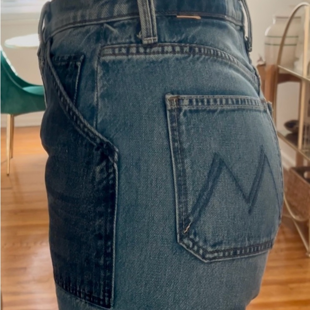 MOTHER High-Rise Wide Leg Jeans